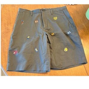 Polo Ralph Lauren Football Embroidered Shorts size 32